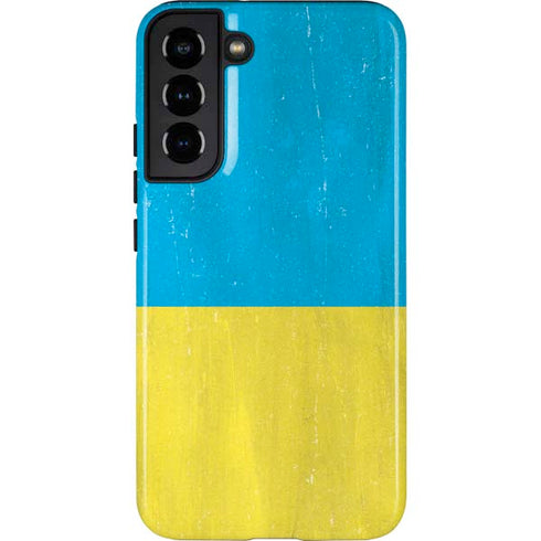 Ukraine Flag Distressed Galaxy S22 Plus Pro Case