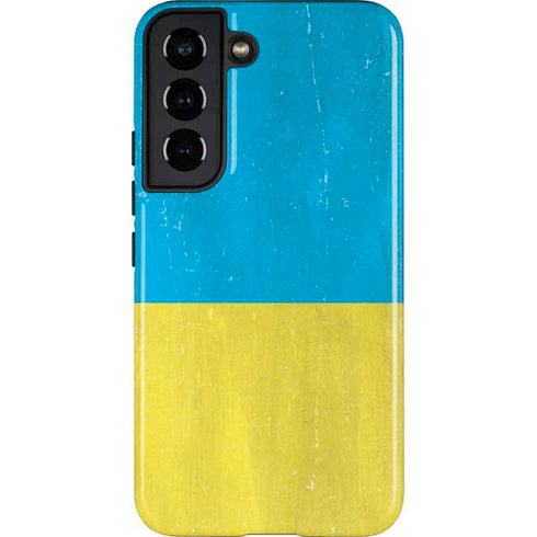Ukraine Flag Distressed Galaxy S22 Pro Case