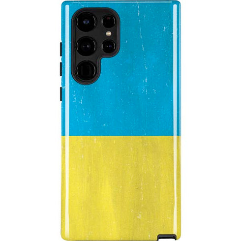 Ukraine Flag Distressed Galaxy S22 Ultra Pro Case