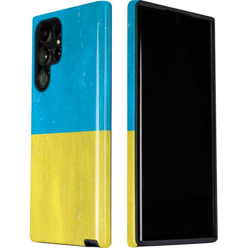 Ukraine Flag Distressed Galaxy S22 Ultra Pro Case