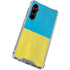 Ukraine Flag Distressed Galaxy S23 FE Clear Case