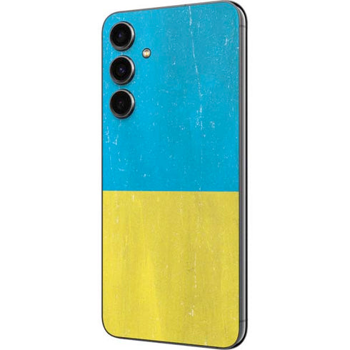 Ukraine Flag Distressed Galaxy S23 FE Skin