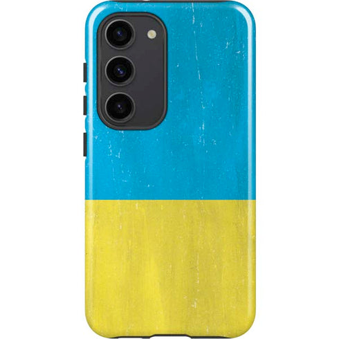 Ukraine Flag Distressed Galaxy S23 Pro Case