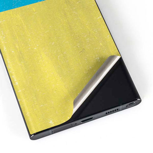 Ukraine Flag Distressed Galaxy S23 Ultra Skin