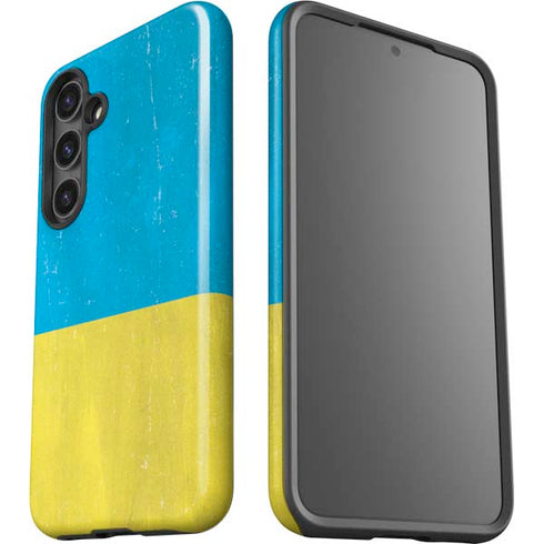 Ukraine Flag Distressed Galaxy S24 Impact Case