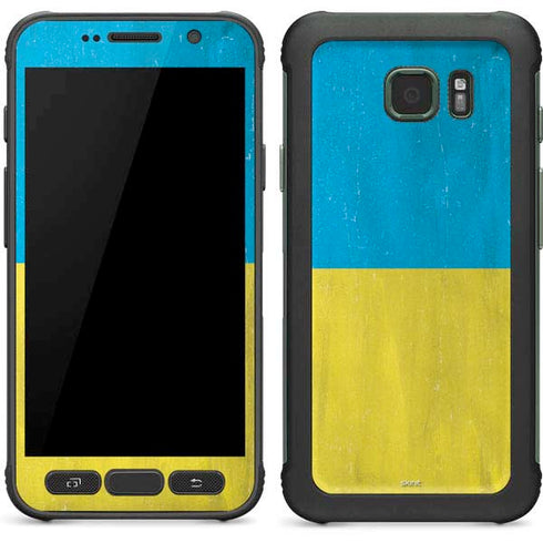 Ukraine Flag Distressed Galaxy S7 Active Skin