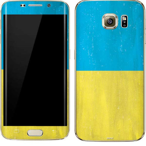 Ukraine Flag Distressed Galaxy S7 Edge Skin