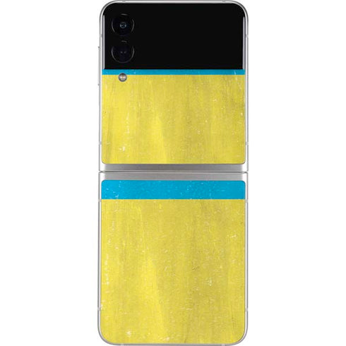 Ukraine Flag Distressed Galaxy Z Flip3 5G Skin