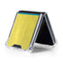 Ukraine Flag Distressed Galaxy Z Flip5 5G Clear Case