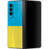 Ukraine Flag Distressed Galaxy Z Fold3 5G Skin