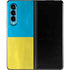 Ukraine Flag Distressed Galaxy Z Fold3 5G Skin