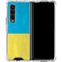 Ukraine Flag Distressed Galaxy Z Fold4 5G Clear Case