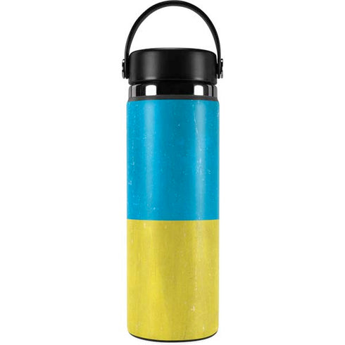 Ukraine Flag Distressed Hydro Flask 20oz Wide Mouth Skin