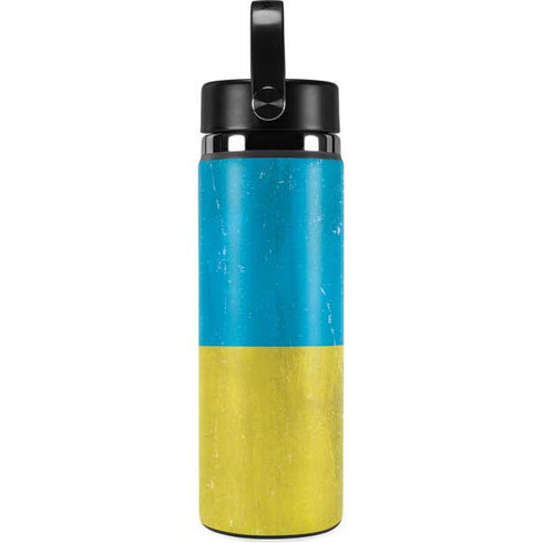 Ukraine Flag Distressed Hydro Flask 20oz Wide Mouth Skin