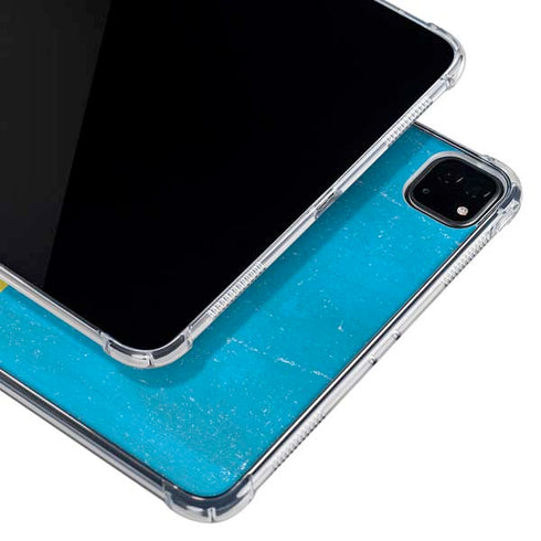 Ukraine Flag Distressed iPad Pro 12.9in (2020) Clear Case