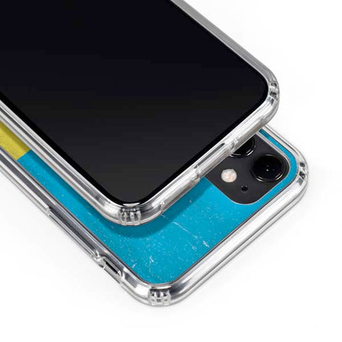 Ukraine Flag Distressed iPhone 11 Clear Case