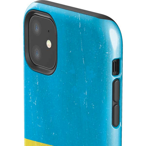 Ukraine Flag Distressed iPhone 11 Impact Case