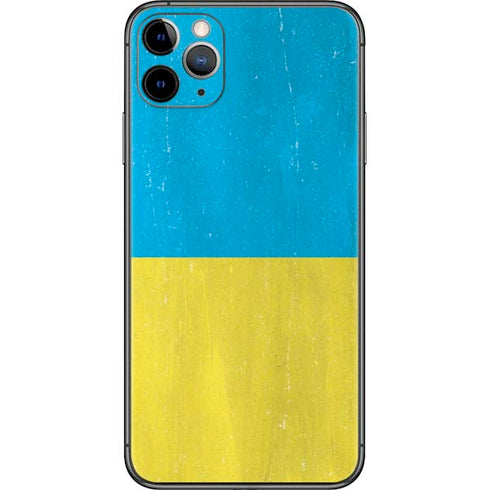 Ukraine Flag Distressed iPhone 11 Pro Max Skin