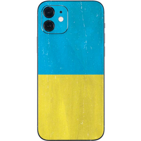 Ukraine Flag Distressed iPhone 12 Mini Skin
