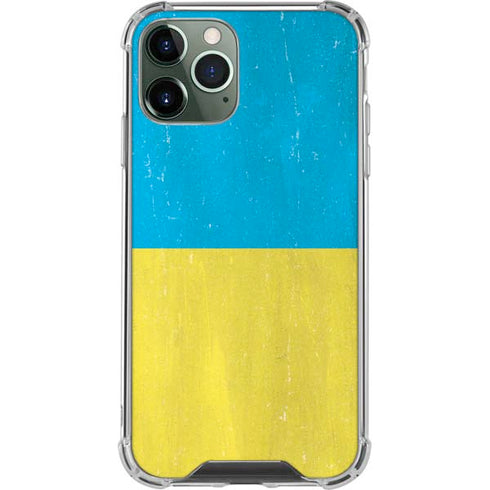 Ukraine Flag Distressed iPhone 12 Pro Max Clear Case