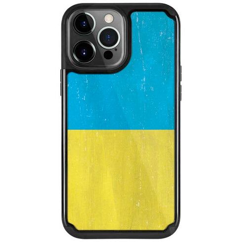 Ukraine Flag Distressed iPhone 13 Pro Cargo Case
