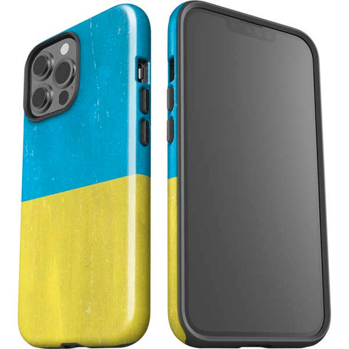 Ukraine Flag Distressed iPhone 13 Pro Max Impact Case