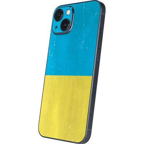 Ukraine Flag Distressed iPhone 13 Skin