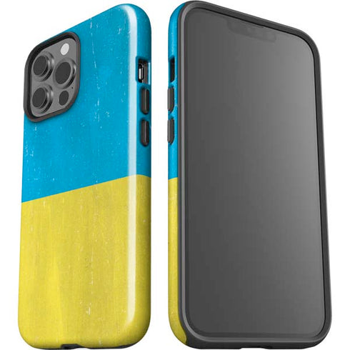 Ukraine Flag Distressed iPhone 14 Pro Max Impact Case