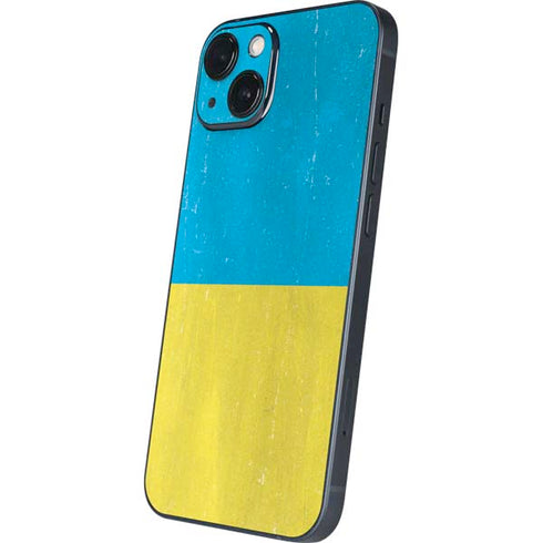 Ukraine Flag Distressed iPhone 14 Skin