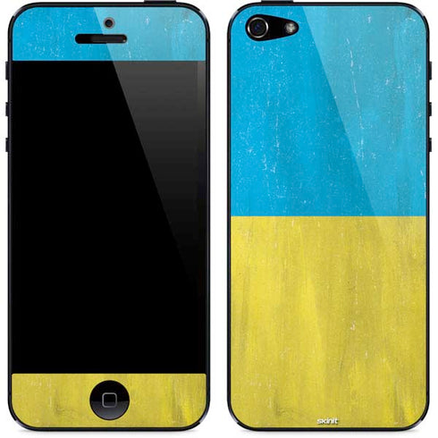 Ukraine Flag Distressed iPhone 5/5s/5SE Skin