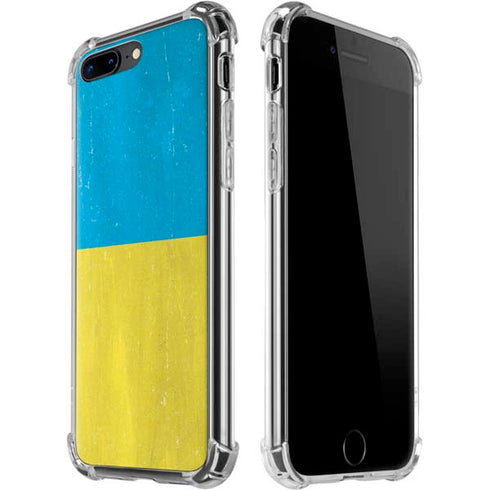 Ukraine Flag Distressed iPhone 7/8 Plus Clear Case
