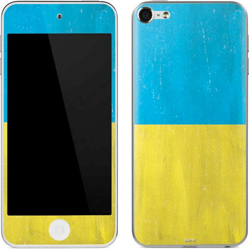 Ukraine Flag Distressed Apple iPod Skin