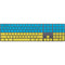 Ukraine Flag Distressed Magic Keyboard with Numeric Keypad Skin