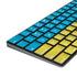 Ukraine Flag Distressed Magic Keyboard with Numeric Keypad Skin