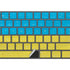 Ukraine Flag Distressed Magic Keyboard with Numeric Keypad Skin