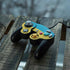 Ukraine Flag Distressed Nintendo GameCube Controller Skin