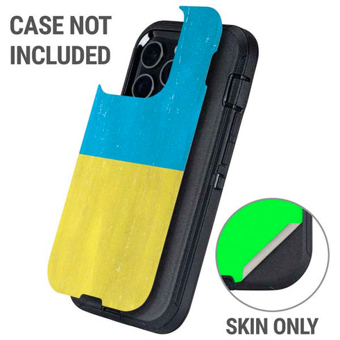 Ukraine Flag Distressed Otterbox Defender iPhone Skin