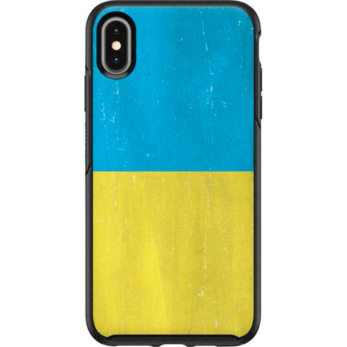Ukraine Flag Distressed Otterbox Symmetry iPhone Skin