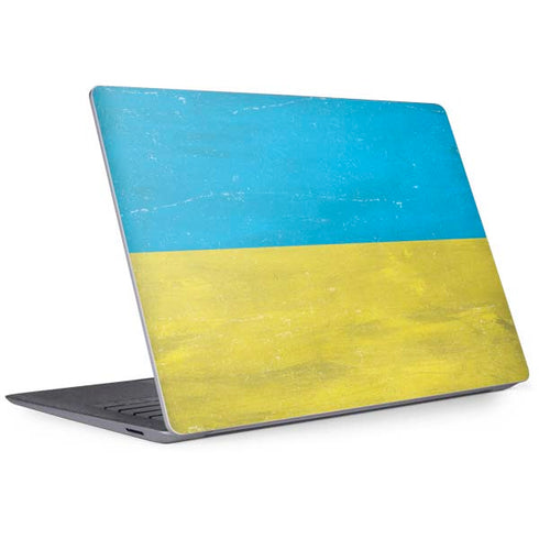 Ukraine Flag Distressed Surface Laptop 3 13.5in Skin