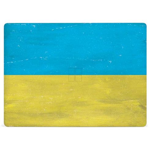 Ukraine Flag Distressed Surface Laptop 3 13.5in Skin