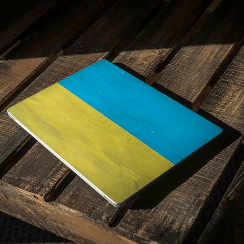 Ukraine Flag Distressed Surface Laptop 3 13.5in Skin