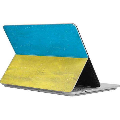 Ukraine Flag Distressed Surface Laptop Studio Skin
