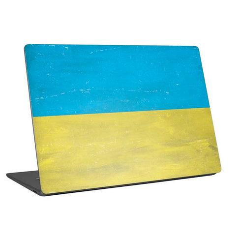 Ukraine Flag Distressed Universal Laptop 12in (9.8 x 6.8in) Skin