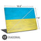 Ukraine Flag Distressed Universal Laptop 13in (10.6 x 7.6in) Skin