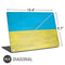 Ukraine Flag Distressed Universal Laptop 16.6in (13.4 x 9.7in) Skin