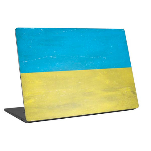 Ukraine Flag Distressed Universal Laptop 17in (13.8 x 10in) Skin