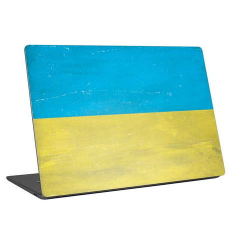 Ukraine Flag Distressed Universal Laptop 18in (14.6 x 10.6in) Skin