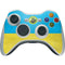 Ukraine Flag Distressed Xbox 360 Wireless Controller Skin