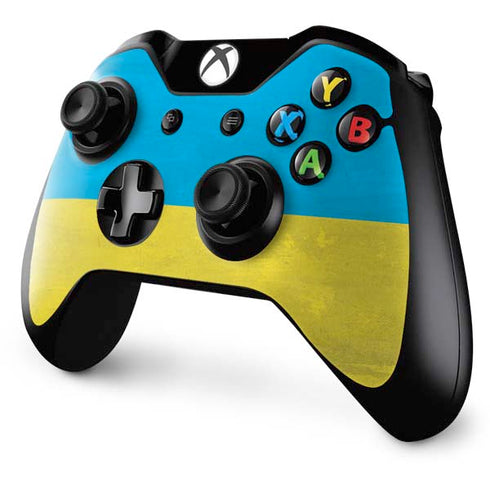Ukraine Flag Distressed Xbox One Controller Skin