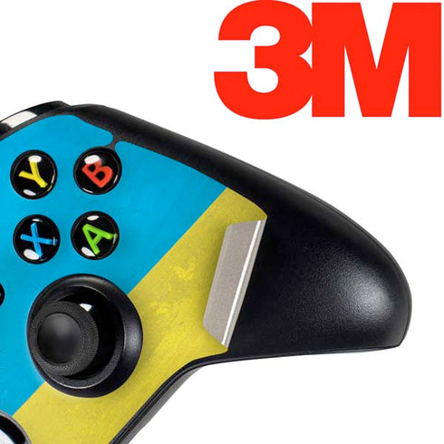 Ukraine Flag Distressed Xbox One Controller Skin